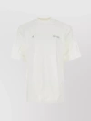 Attico White Asymmetrical Oversize T-shirt In Ice