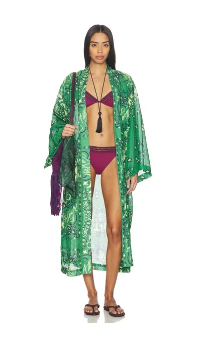 Attico Kimono In Green