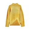 Attico L And Cashmere Oversized Sweater In Yellow