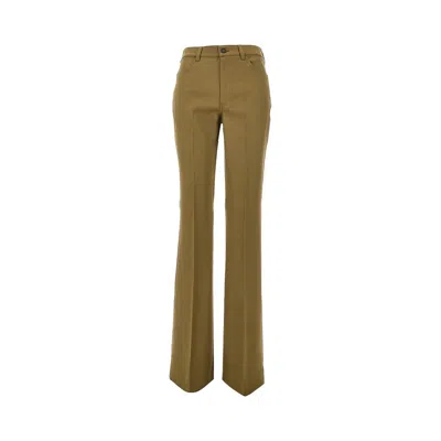 Attico L Flared Pants In Green