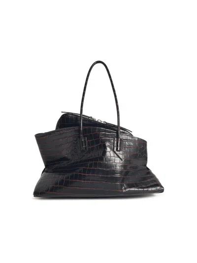 Attico 'la Passeggiata' 'coffee' Medium Lear Bag