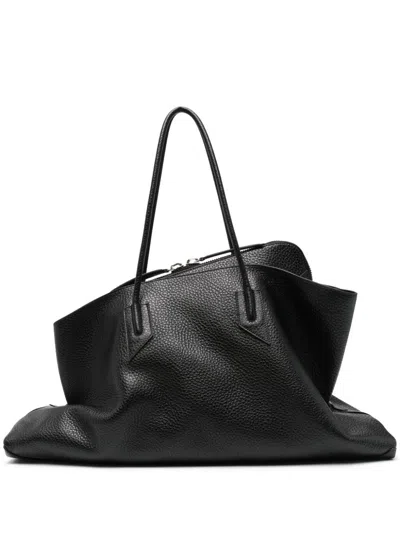 Attico La Passeggiata Shoulder Bag In Black