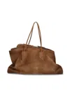 Attico Large La Passeggiata Shoulder Bag In Green