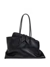 Attico Mini Bag With Structured Shape And Handles In Black