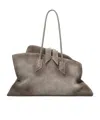 Attico ''la Passeggiata Medium'' Dark Grey Top Handle