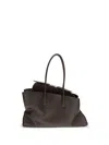Attico La Passeggiata Medium Leather Shoulder Bag