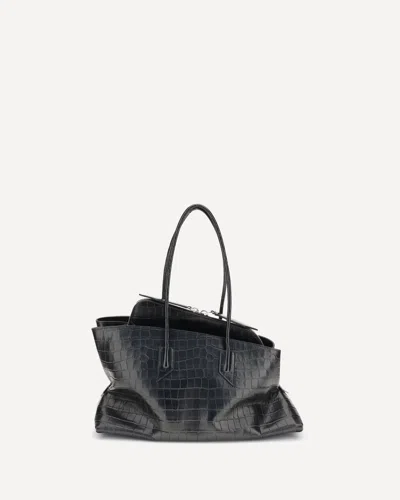 Attico La Passeggiata Medium Shoulder Bag In Black
