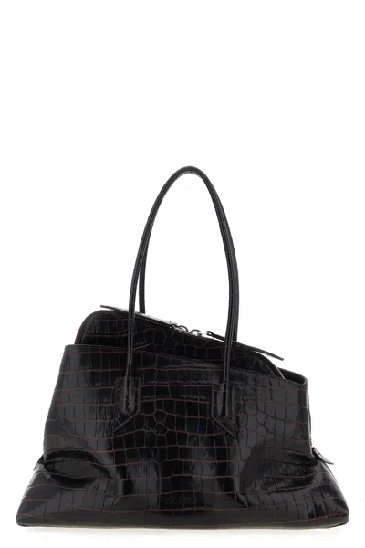 Attico 'la Passeggiata Medium' Shoulder Bag In Brown