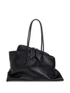 Attico La Passeggiata Grained Leather Tote Bag