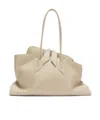 Attico Beige La Passeggiata Medium Shoulder Bag In Nude