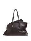 Attico La Passeggiata Medium Tote Bag In Brown