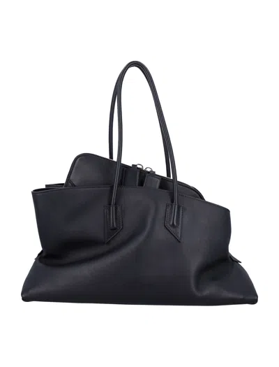 Attico La Passeggiata Medium Tote Bag In Black