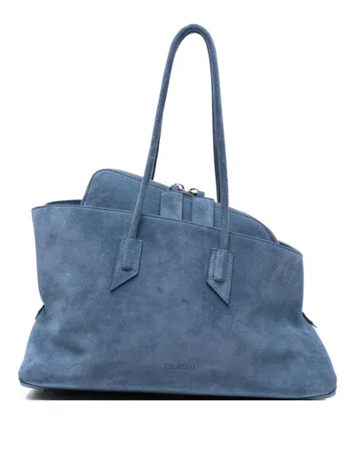 Attico La Passeggiata Medium Tote Bag In Blue