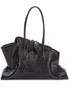 Attico La Passeggiata Medium Tote Bag In Brown