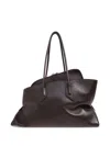 Attico La Passeggiata Medium Tote Bag In Brown