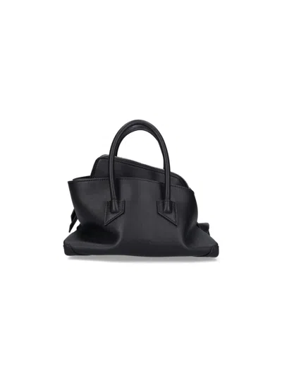 Attico "la Passeggiata" Mini Bag In Black