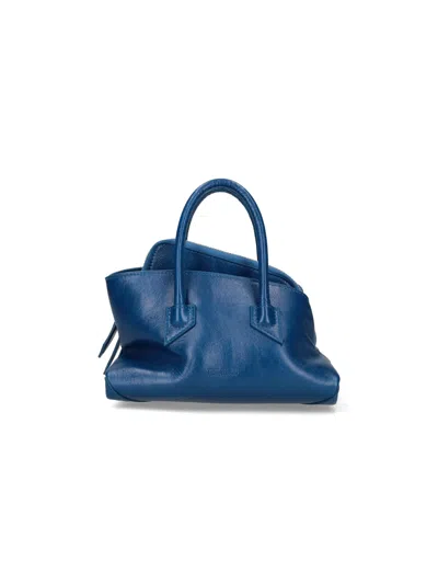 Attico "la Passeggiata" Mini Bag In Blue