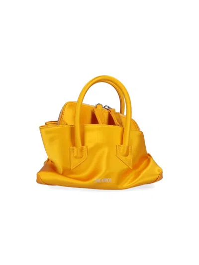 Attico La Passeggiata Mini Top Handle Bag In Sunny Yellow