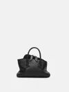 Attico ''la Passeggiata Mini'' Black Top Handle In Black