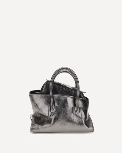 Attico La Passeggiata Mini Handbag In Gray