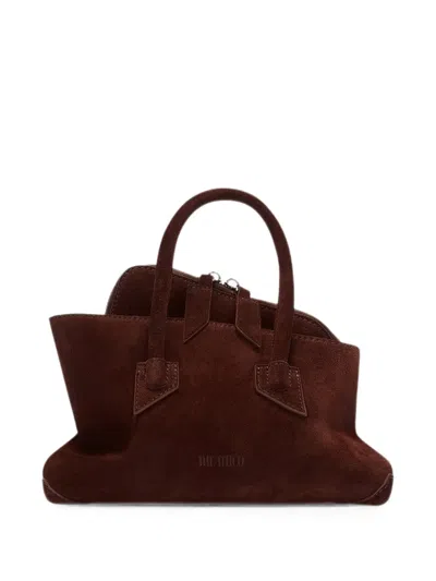 Attico La Passeggiata Mini Light Chocolate Top Handle In Brown
