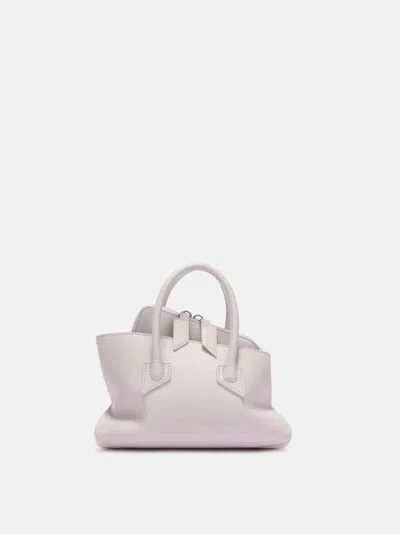 Attico ''la Passeggiata Mini'' Light Mauve Top Handle In Purple