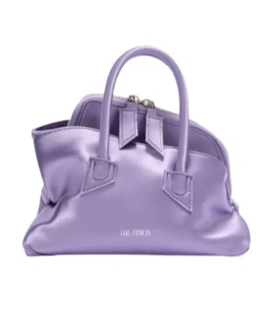 Attico La Passeggiata Mini Top Handle Bag In Blue