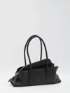 Attico La Passeggiata Small Shoulder Bag In Black