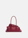 Attico Top Handle ''la Passeggiata Small'' Burgundy