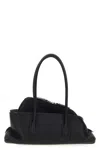 Attico La Passeggiata Small Shoulder Bag In Black