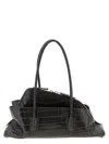 Attico La Passeggiata Small Shoulder Bag In Brown