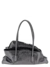 Attico La Passeggiata Small Shoulder Bag In Gray
