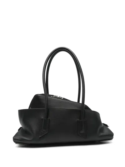Attico La Passeggiata Small Tote Bag In Black