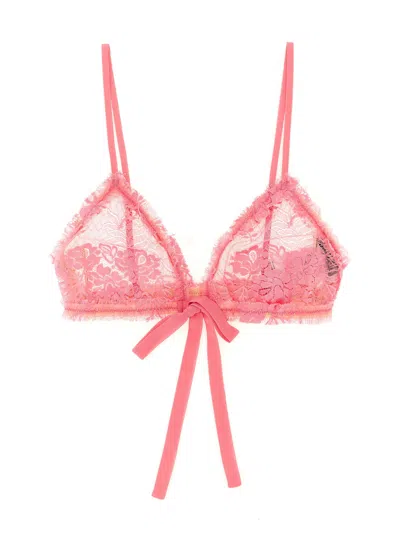 Attico Lace Bra In Pink