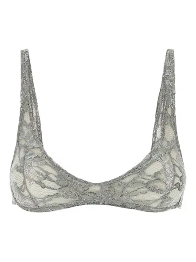 Attico Lace Bralette In White