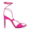 Attico Adele Lace-up Pumps In Purple