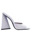 Attico Devon Metallic Leather Mule