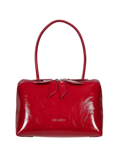 Attico L'altra Di Milano'' Deep Red Shoulder Bag In White