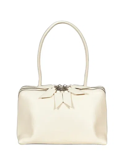 Attico ''l'altra Di Milano'' Sand Shoulder Bag In Red