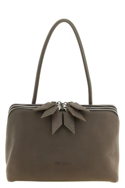 Attico 'l'altra Di Milano' Shoulder Bag In Gray