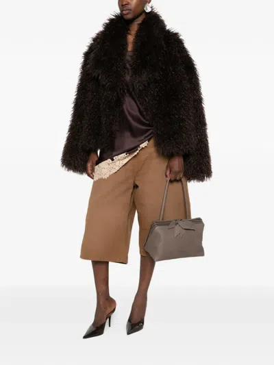 Attico L'altra Di Milano Tote Bag In Brown