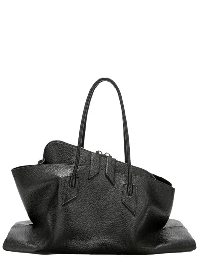 Attico Large La Passeggiata Tote Bag In Black