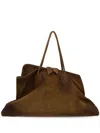 Attico Large La Passeggiata Tote Bag In Brown