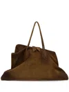 Attico Large La Passeggiata Tote Bag In Brown