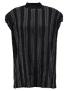 Attico Crystal Cotton T-shirt - Women's - Cotton In Black