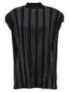 Attico Crystal Cotton T-shirt - Women's - Cotton In Black