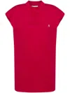 Attico High-necked T-shirt In Red
