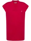 Attico High-necked T-shirt In Red