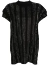 Attico Crystal Cotton T-shirt - Women's - Cotton In Black
