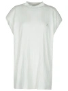 Attico Laurie' White Cotton T-shirt In White
